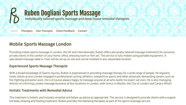 Ruben Dogliani Sports Massage screenshot