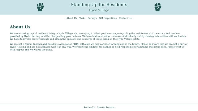 Standing Up For Residents screenshot